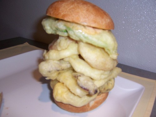 Tempura Burger (submitted by Lucas Cooke)